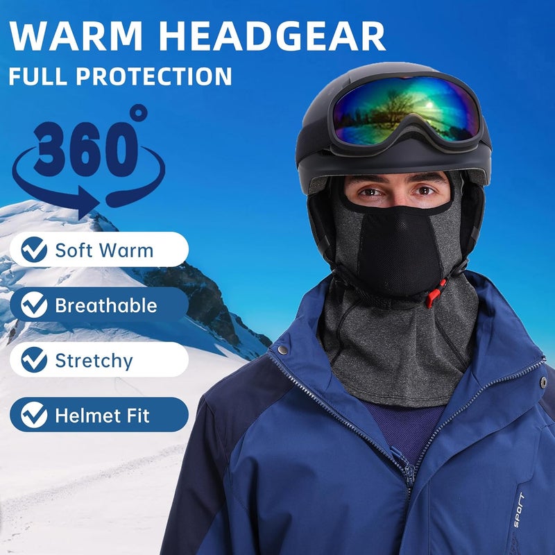 Eyegla Balaclava Ski Mask for Men Cold Weather,Winter Thermal Face Mask Women for Snowboarding Motorcycle Cycling - Image 2